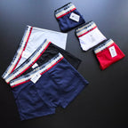 CUECA BOX MASCULINA BURBERRY - COMPRE 1, LEVE 3 - CORES VARIADAS
