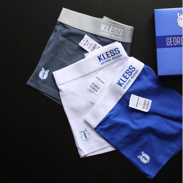 CUECA BOX MASCULINA GEORG KLESS - COMPRE 1, LEVE 3 - CORES VARIADAS