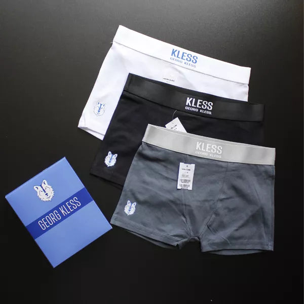 CUECA BOX MASCULINA GEORG KLESS - COMPRE 1, LEVE 3 - CORES VARIADAS