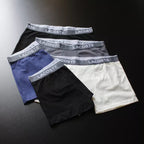 CUECA BOX MASCULINA LACOSTE - COMPRE 1, LEVE 3 - CORES VARIADAS - CÓS CINZA