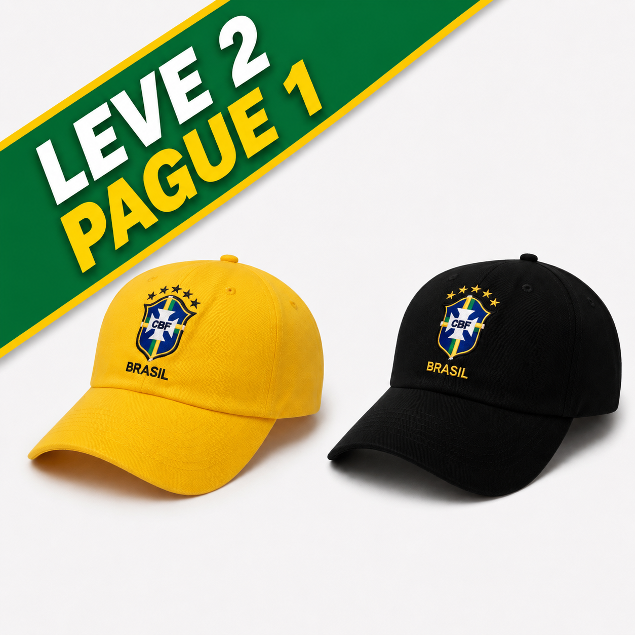 Boné Brasil Premium - Leve 2 Pague 1 (Só Enquanto Durar o Estoque)