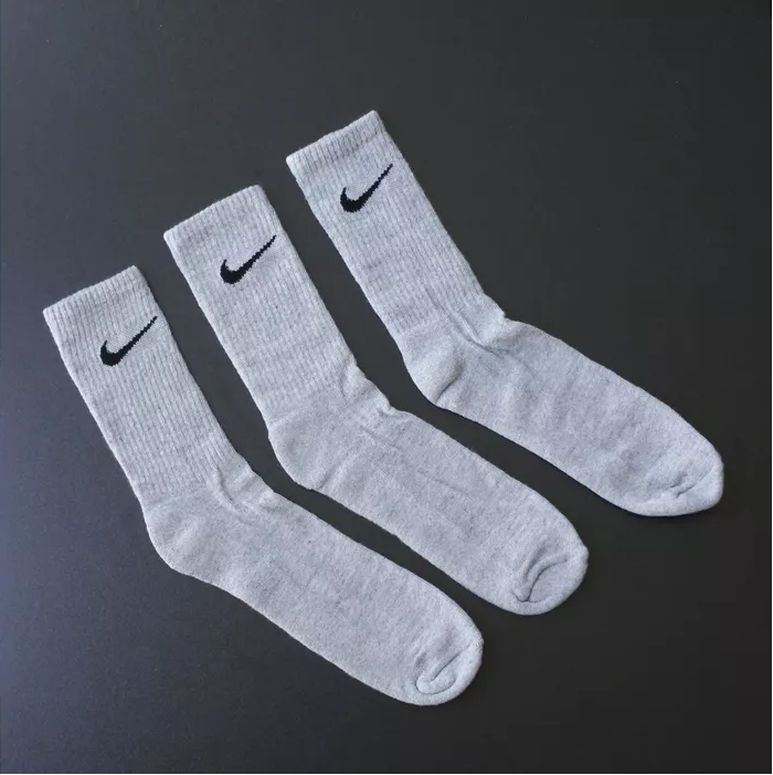 MEIA CANO ALTO NIKE - 6 PARES - CORES VARIADAS