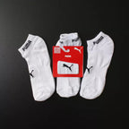 MEIA SOQUETE PUMA - 3 PARES - CORES VARIADAS